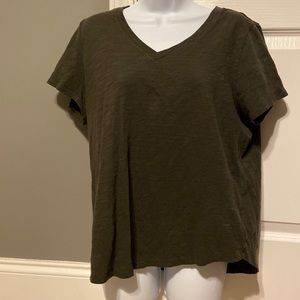 Dark green blouse